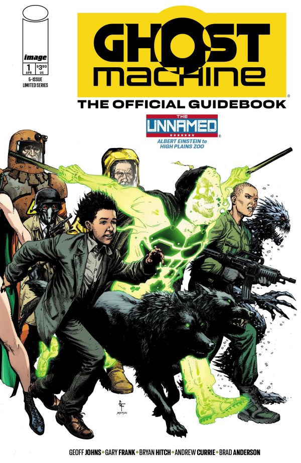 GHOST MACHINE THE OFFICIAL GUIDEBOOK #1 (OF 5) CVR A GARY FRANK & BRAD ANDERSON WRAPAROUND