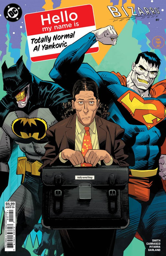 BIZARRO YEAR NONE #1 (OF 4) CVR D DAN MORA TOTALLY NORMAL AL YANKOVIC CAMEO CARD STOCK VAR