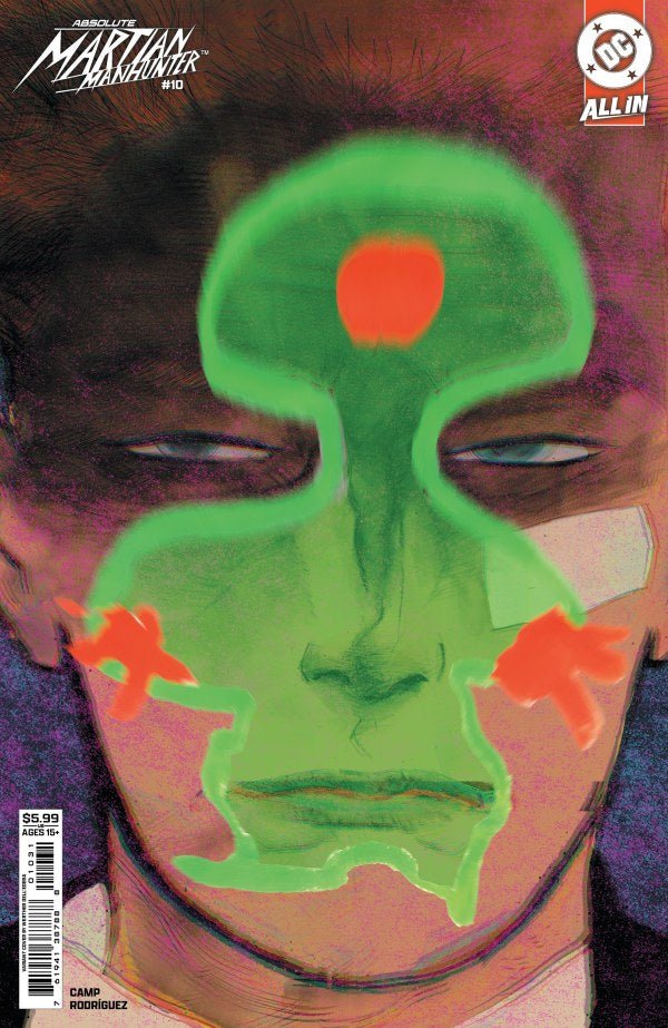 ABSOLUTE MARTIAN MANHUNTER 10 CVR C WERTHER DELL EDERA CARD STOCK VAR - DOOM COMICS