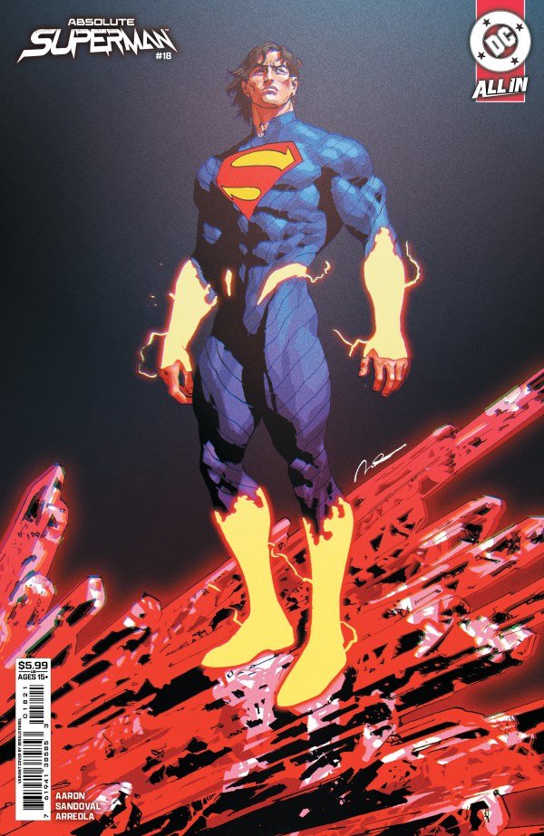 ABSOLUTE SUPERMAN 18 CVR B GERALD PAREL CARD STOCK VAR - DOOM COMICS