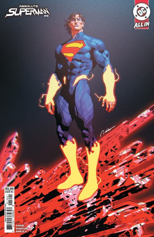 ABSOLUTE SUPERMAN 18 CVR B GERALD PAREL CARD STOCK VAR - DOOM COMICS