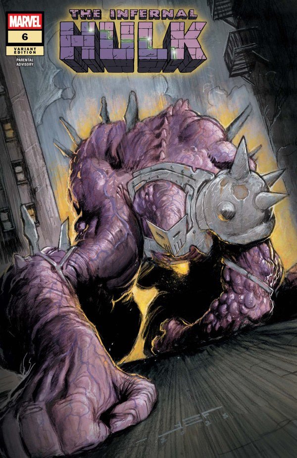 INFERNAL HULK 6 JUAN FERREYRA FORESHADOW VARIANT - DOOM COMICS
